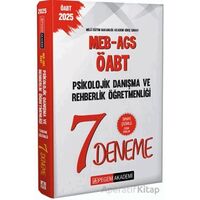 2025 MEB-AGS-ÖABT Psikolojik Danışma Ve Rehberlik Öğretmenliği Tamamı Çözümlü 7 Deneme