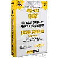 2025 MEB-AGS-ÖABT Psikolojik Danışma ve Rehberlik Öğretmenliği Çıkmış Sorular