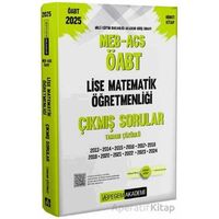 2025 MEB-AGS-ÖABT Lise Matematik Öğretmenliği Çıkmış Sorular - Kollektif - Pegem Akademi Yayıncılık