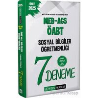 2025 MEB-AGS-ÖABT Sosyal Bilgiler Öğretmenliği Tamamı Çözümlü 7 Deneme