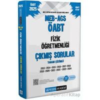 2025 MEB-AGS-ÖABT Fizik Öğretmenliği Çıkmış Sorular - Kollektif - Pegem Akademi Yayıncılık