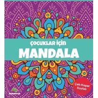 Çocuklar İçin Mandala-Mor - Emre Aslan - Bookalemun Yayınevi