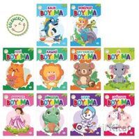 Eğlenceli Boyama Seti (10 Kitap) Dokuz Çocuk