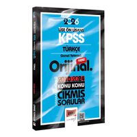 2026 KPSS Lise-Önlisans Türkçe Orijinal 2010-2024 Konu Konu Çıkmış Sorular Yargı Yayınevi