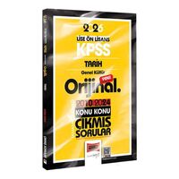 2026 KPSS Lise-Önlisans Tarih Orijinal 2010-2024 Konu Konu Çıkmış Sorular Yargı Yayınevi