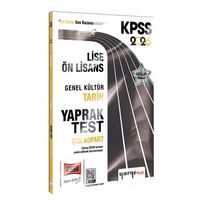 2026 KPSS Lise-Ön Lisans Tarih Çek Kopart Yaprak Test Yargı Yayınevi