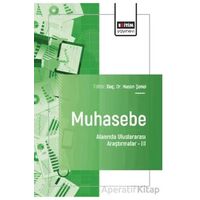 Muhasebe Alanında Uluslararası Araştırmalar – III