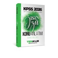 Yediiklim 2026 KPSS Ortaöğretim-ÖnLisans Tek Kitap Konu Anlatımlı
