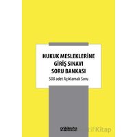 Hukuk Mesleklerine Giriş Sınavı Soru Bankası - Kolektif - On İki Levha Yayınları