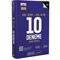 2026 KPSS Tamamı Çözümlü 10 Deneme Pegem Akademi
