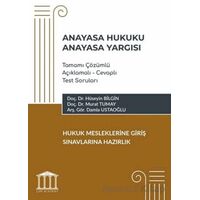 Anayasa Hukuku - Anayasa Yargısı Tamamı Çözümlü Açıklamalı - Cevaplı Test Soruları, Hukuk Meslekleri