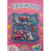 Tek Boynuzlu At Balon Çıkartmalı Aktivite Kitabı - Kollektif - Yumurcak Yayınları