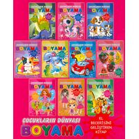 Çocukların Dünyası Boyama Kitabı 10lu Set Kabile Çocuk