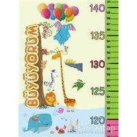 Büyüyorum Boy Cetveli - Kolektif - Net Çocuk Yayınları