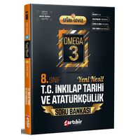 8. Sınıf Çetin Ceviz Omega 3 İnkılap Tarihi ve Atatürkçülük Soru Bankası Artıbir Yayınları