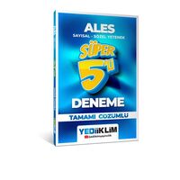 Yediiklim Yayınları 2026 ALES Sayısal - Sözel Yetenek Tamamı Çözümlü Süper 5`li Deneme