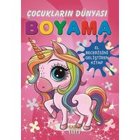 Çocukların Dünyası Boyama Kitabı 5 - Tek Boynuzlu At - Kabile Çocuk