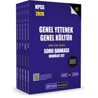 2026 KPSS Tamamı Çözümlü Soru Bankası Seti (5 Kitap) Pegem Akademi