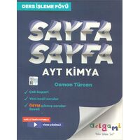 AYT Kimya Sayfa Sayfa Ders İşleme Föyü Tammat Yayıncılık