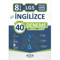 8.Sınıf LGS İngilizce 40 Deneme (Kampanyalı) Azza Yayıncılık