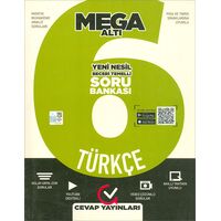 6. Sınıf Türkçe Mega Altı Soru Bankası (Kampanyalı) Cevap Yayınları