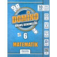 6.Sınıf Matematik Domino Branş Denemeleri (Kampanyalı) Özgün Yayınları