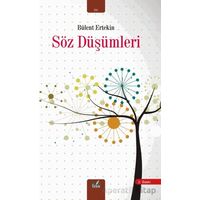 Söz Düşümleri - Bülent Ertekin - İzan Yayıncılık