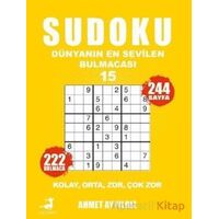 Sudoku Dünyanın En Sevilen Sevilen Bulmacası 15 - Ahmet Ayyıldız - Olimpos Yayınları