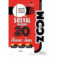 6. Sınıf Zoom Serisi Sosyal Bilgiler 20li Deneme Sınavı (Kampanyalı) Günay Yayınları