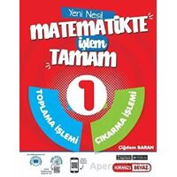 1. Sınıf Yeni Nesil Dört İşlem Matematik Kırmızı Beyaz