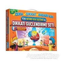 Yeni Neuro-Via Sistemi ile Dikkati Güçlendirme Seti 6 Yaş (3 Kitap) - Osman Abalı - Adeda Yayınları