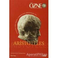 Özne Aristoteles Özel Sayı - Kolektif - Çizgi Kitabevi Yayınları