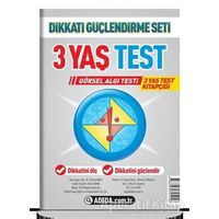 Dikkati Güçlendirme Seti 3 Yaş Test - Osman Abalı - Adeda Yayınları