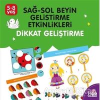Sağ-Sol Beyin Geliştirme Etkinlikleri Dikkat Geliştirme - Kolektif - Halk Kitabevi