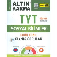 Altın Karma TYT Sosyal Bilimler Konu Konu Çıkmış Sorular (Kolay-Orta-Zor)