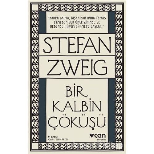 Bir Kalbin Çöküşü - Stefan Zweig - Can Yayınları