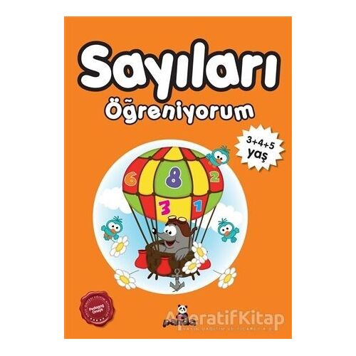 Sayıları Öğreniyorum 3 + 4+ 5 Yaş - Afife Çoruk - Beyaz Panda Yayınları