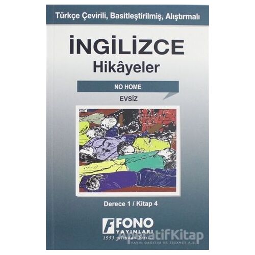 İngilizce Hikayeler - Evsiz (Derece 1) - Kolektif - Fono Yayınları