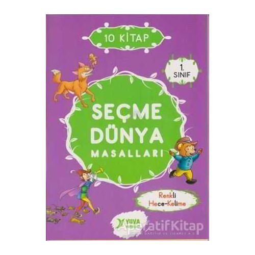 1. Sınıf Seçme Dünya Masalları (10 Kitap Takım) - (HECELİ) - Yuva Yayınları