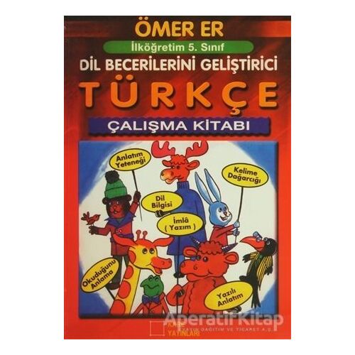 İlköğretim 5. Sınıf Türkçe Çalışma Kitabı - Ömer Er - KARE YAYINLARI