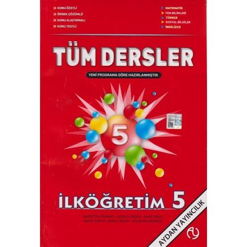 Aydan 5.Sınıf Tüm Dersler Konu Özetli