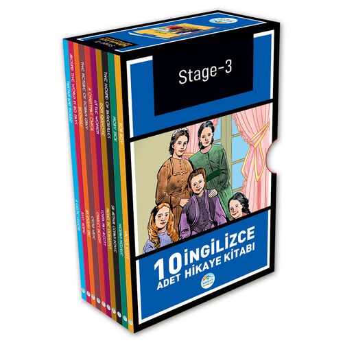 Stage-3 İngilizce Hikaye Seti 10 Kitap Seti Maviçatı Yayınları