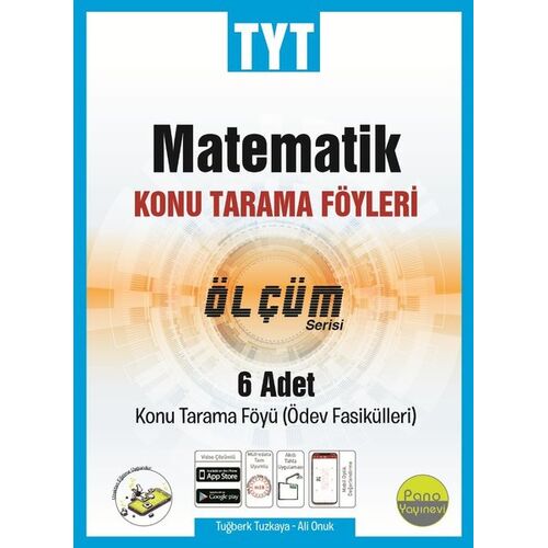 TYT Matematik Tarama Föyleri 6 Fasikül Pano Yayınevi