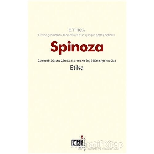Etika - Benedictus de Spinoza - Dost Kitabevi Yayınları