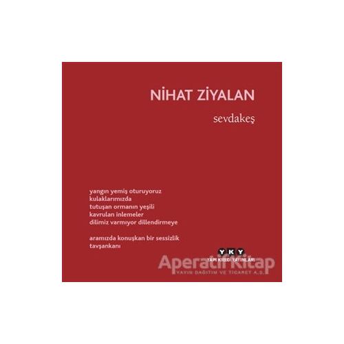 Sevdakeş - Nihat Ziyalan - Yapı Kredi Yayınları