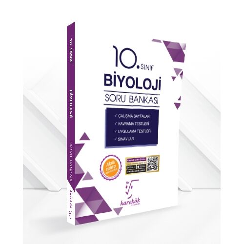 Karekök Yayınları 10.Sınıf Biyoloji Soru Bankası Video Çözümlü