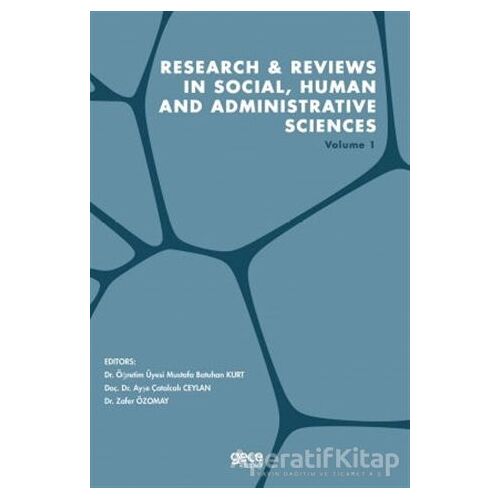 Research and Reviews in Social, Human and Administrative Sciences Volume 1