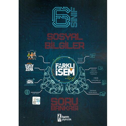 6.Sınıf Farklı İsem Sosyal Bilgiler Soru Bankası İsem Yayıncılık