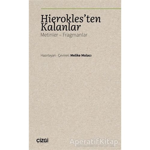 Hieroklesten Kalanlar - Kolektif - Çizgi Kitabevi Yayınları