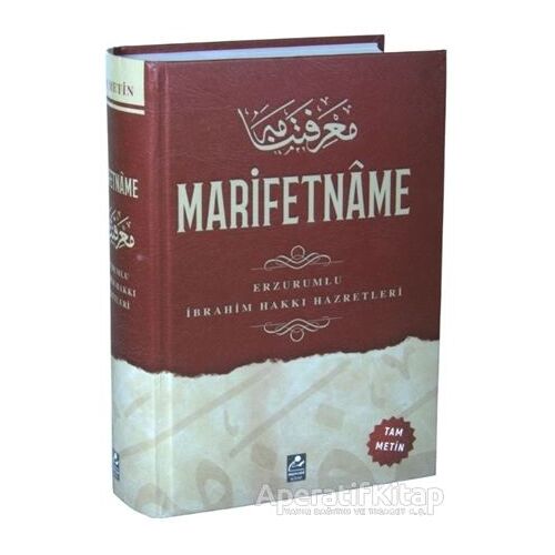 Marifetname (Tam Metin) - Erzurumlu İbrahim Hakkı - Mercan Kitap